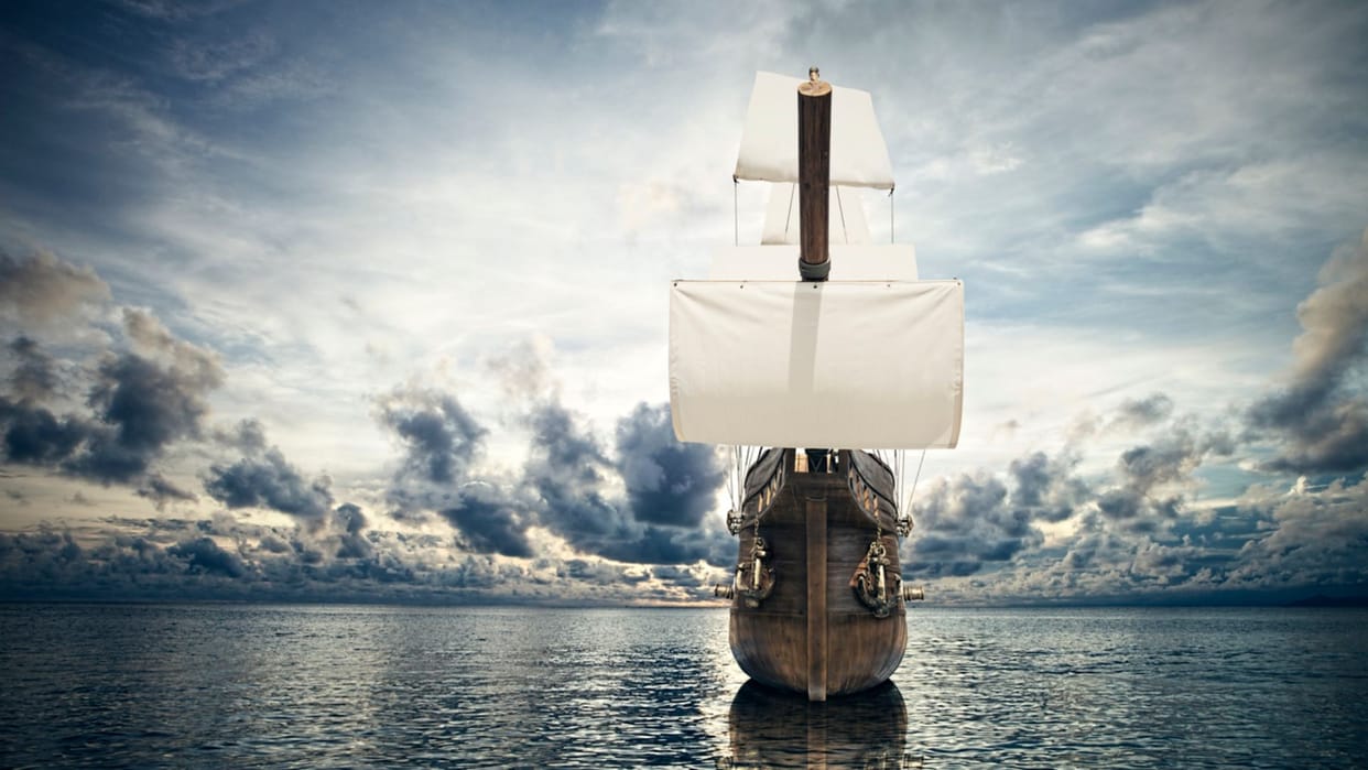 World pirate ship found in mediterranean sea with cannons and tankers found