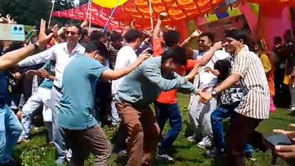 Uttarakhand Unique Butter Festival 2024 People play milk and Butter Holi at Uttarkashi Dayara Bugyal Photos