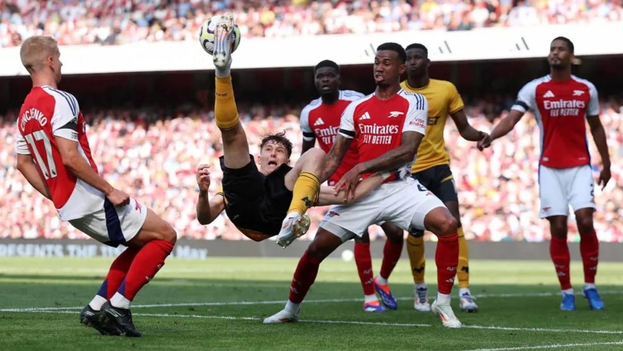 Premier League: Arsenal started the campaign with a win, beat Wolves 2-0, Sakas strong performance