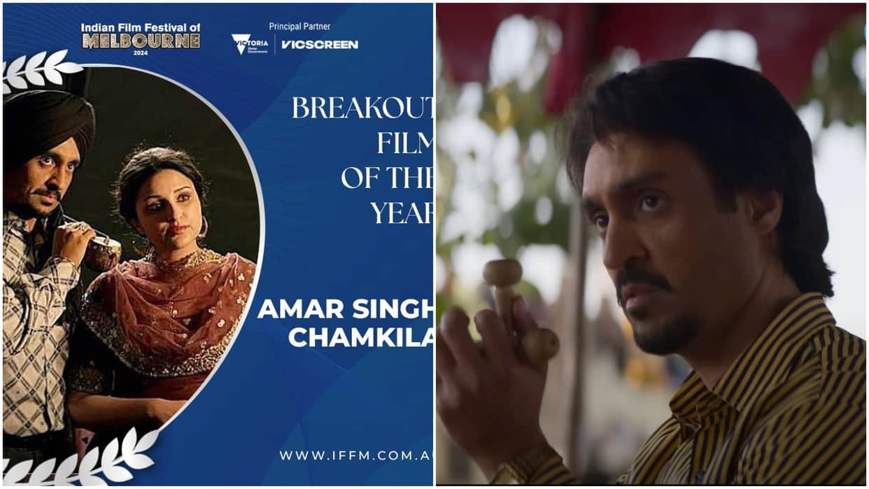 Amar Singh Chamkila receives breakout film of the year award at International Film Festival of Melbourne