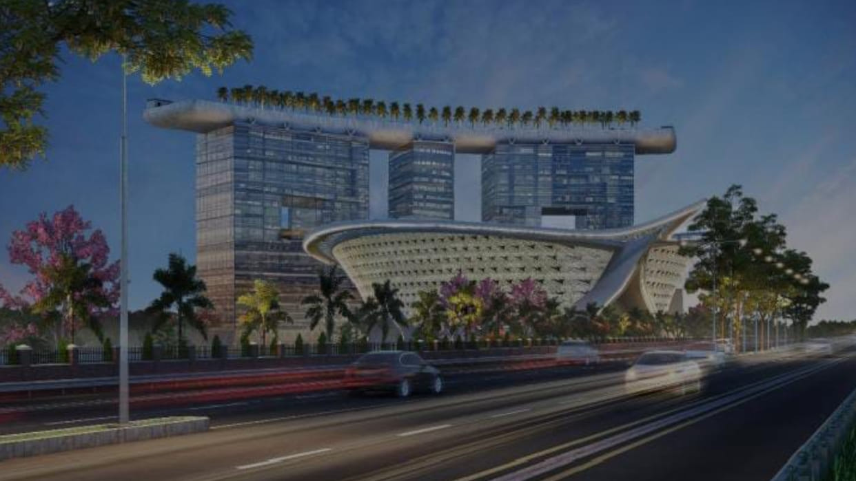 GDA blacklists firm for negligence in construction of convention centre.