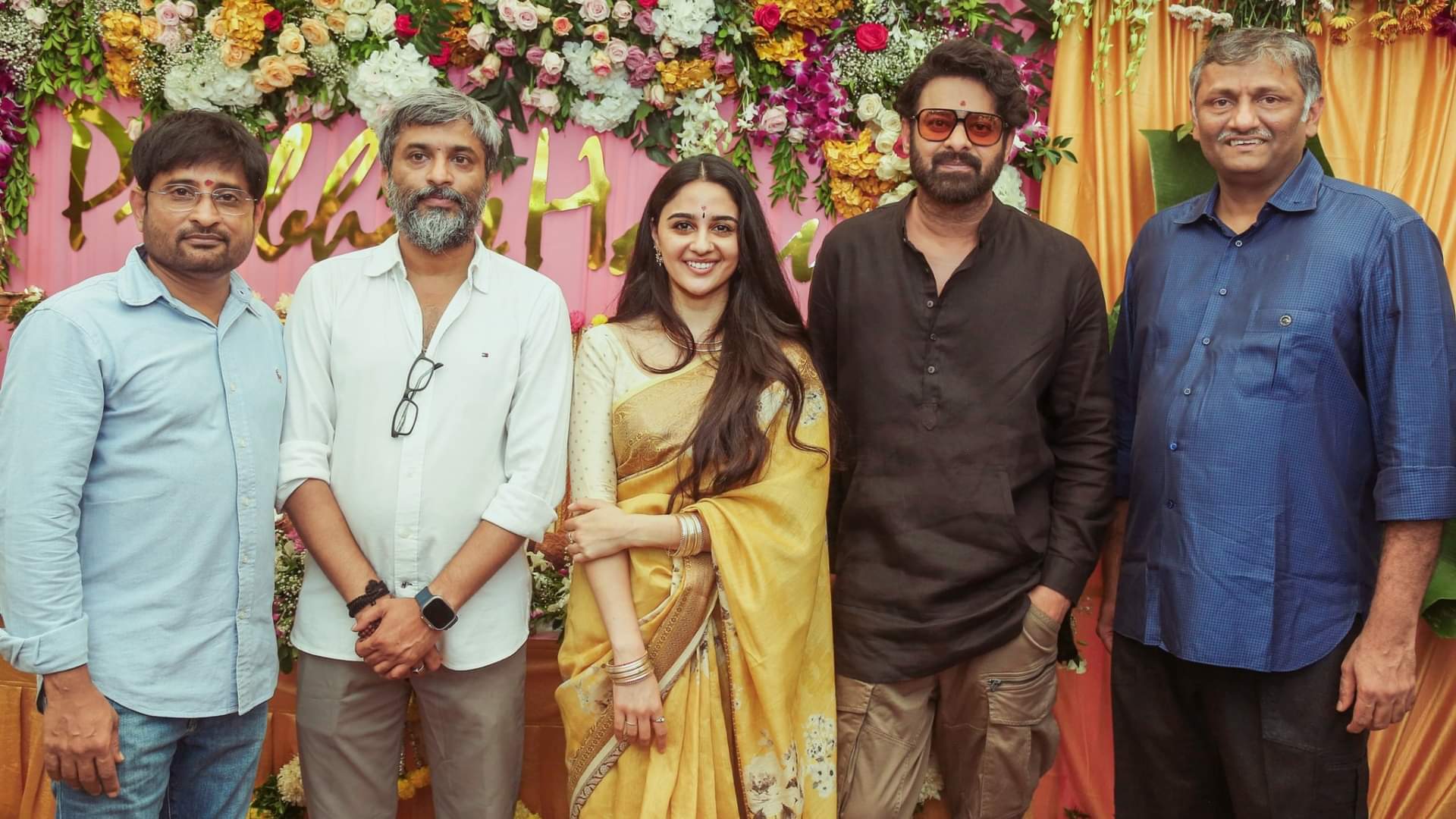 Pooja ceremony of Prabhas' new film concluded Jaya Prada and Mithun Chakraborty will also work in it