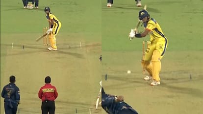 rahul dravid son samit dravid hit six in  Maharaja T20 KSCA tournament video goes viral