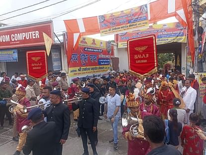 Sawan 2024 Tapkeshwar Mahadev Grand Shobha Yatra Held Today in Dehradun CM Dhami also visit