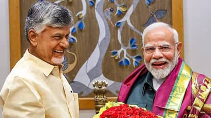 आंध्र प्रदेश के सीएम एन चंद्रबाबू नायडू और पीएम नरेंद्र मोदी