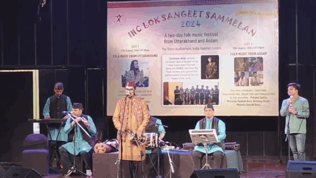 Folk music conference organized at India Habitat Centre