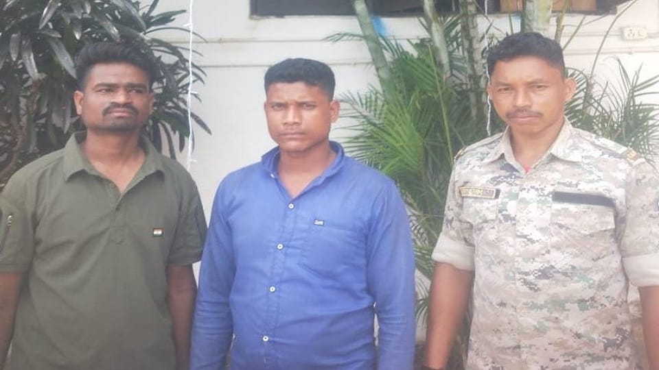 इनामी नक्सली गिरफ्तार