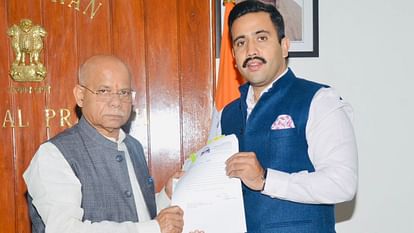 Public Works Minister Vikramaditya Singh met Governor Shiv Pratap Shukla