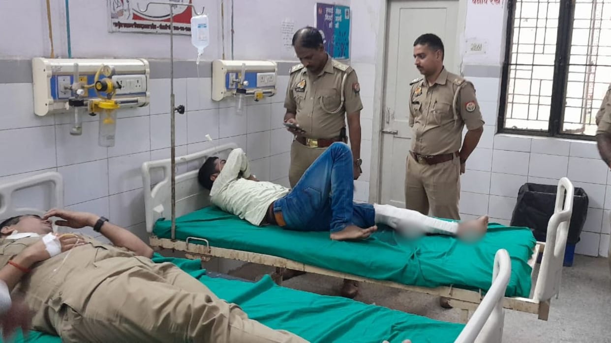 miscreant arrested in police encounter in businessman murder case in Sonbhadra
