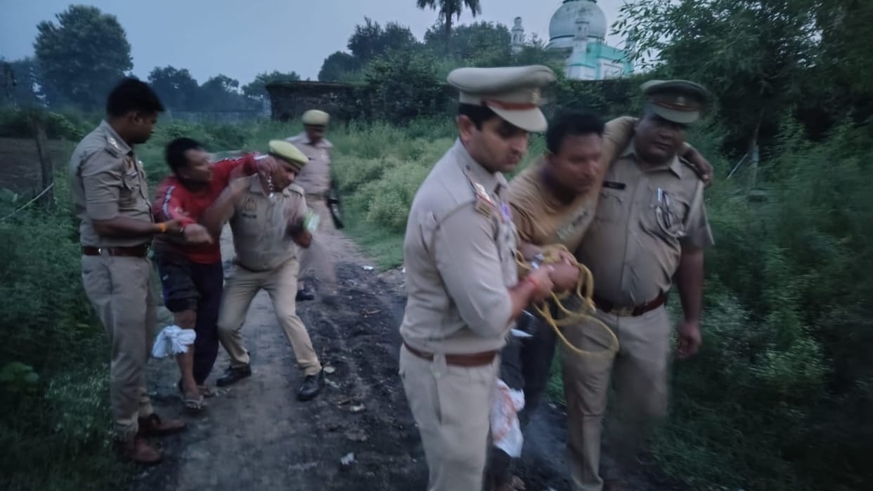 Police arrested two accused of molesting student girl in an encounter