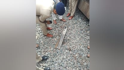 Kanpur Sabarmati Express accident Suspecting a big conspiracy Where did piece of track come from on track