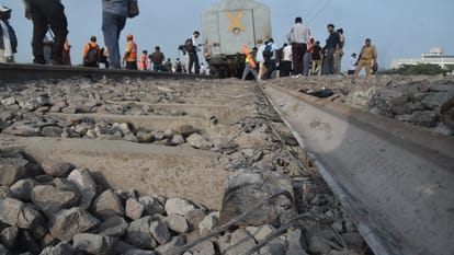 Kanpur Sabarmati Express accident Suspecting a big conspiracy Where did piece of track come from on track