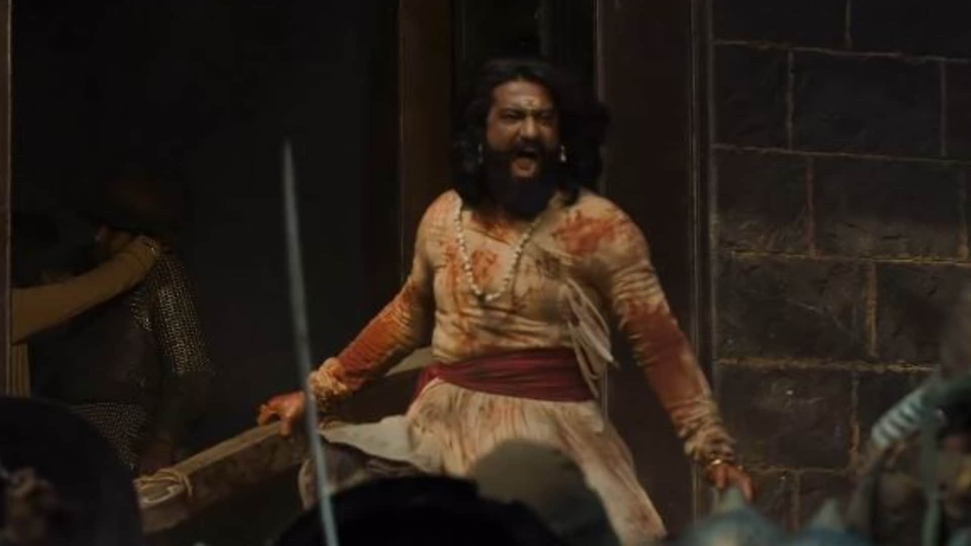 Chhaava Teaser Out vicky kaushal chhatrapati sambhaji maharaj look Rashmika Mandanna Akshaye Khanna