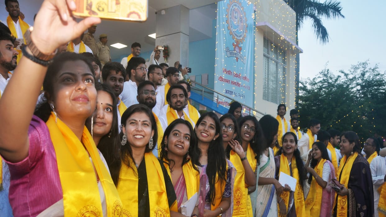 MNNIT Convocation Ceremony: Om, Rishabh, Vaibhav and Aviral received institute gold medal.