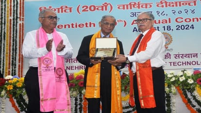MNNIT Convocation Ceremony: Om, Rishabh, Vaibhav and Aviral received institute gold medal.
