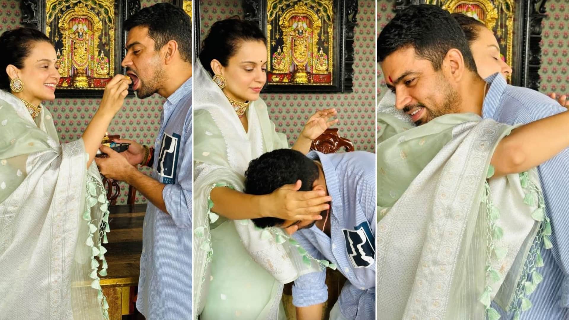 Bollywood stars celebrate raksha bandhan 2024 with their siblings kangana ranaut tamanna bhatia more