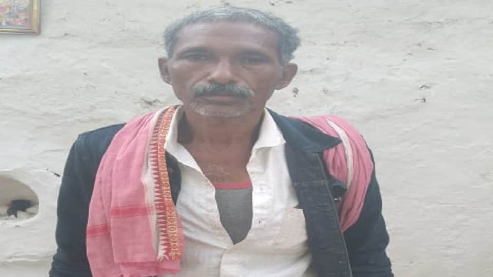 पुलिस की गिरफ्त में आरोपी