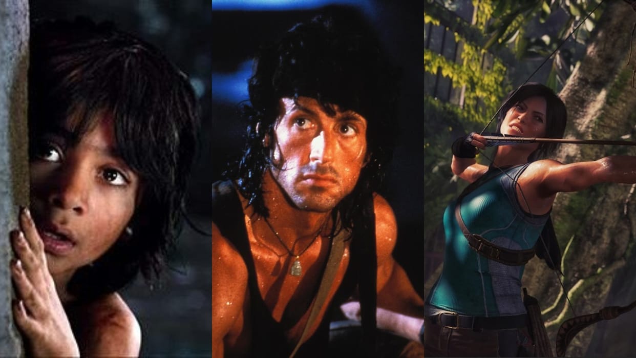 Video games which are based on hollywood movies Jurassic Park Rambo The Jungle Book Lara Croft Tomb Raider