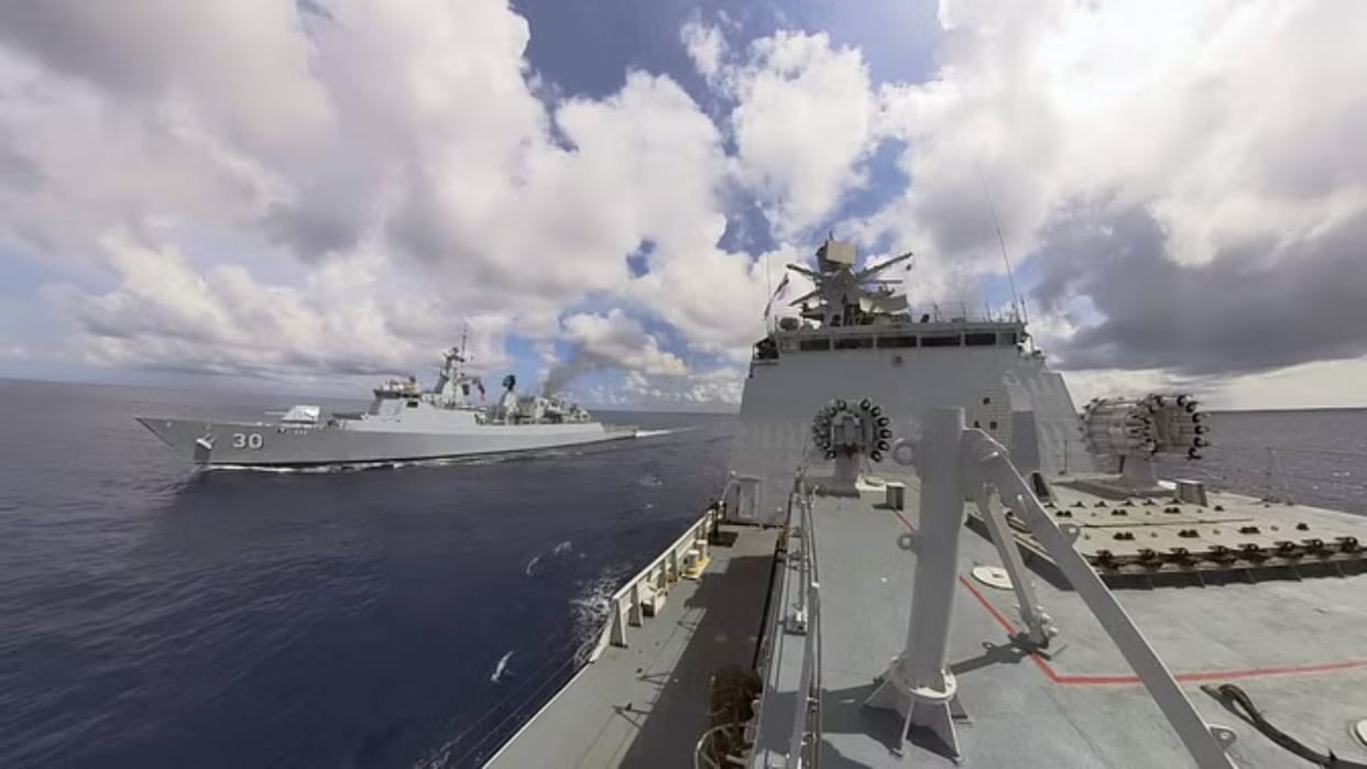 Chinese and Philippine coast guard ships collide in South China Sea