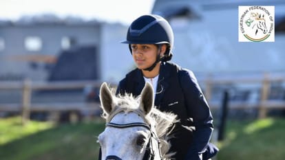 14-year-old equestrian Vaasvi Khaitan became first Indian to win an FEI event creates history