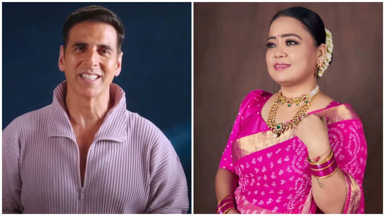 Khel Khel Mein actor Akshay Kumar praised comedian Bharti Singh for weight loss in Laughter Chefs