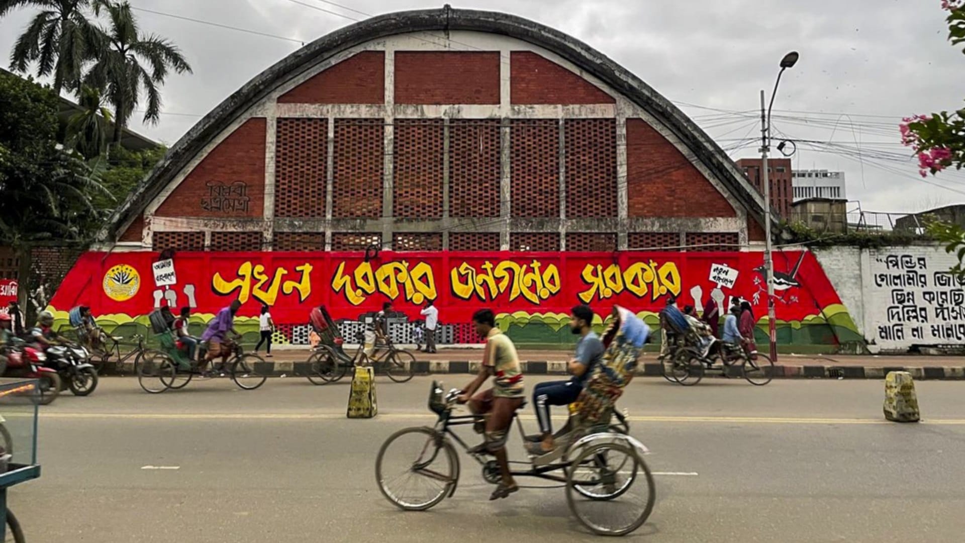 New Bangladesh 36 July Artworks grow on Dhaka walls to memorialise protests