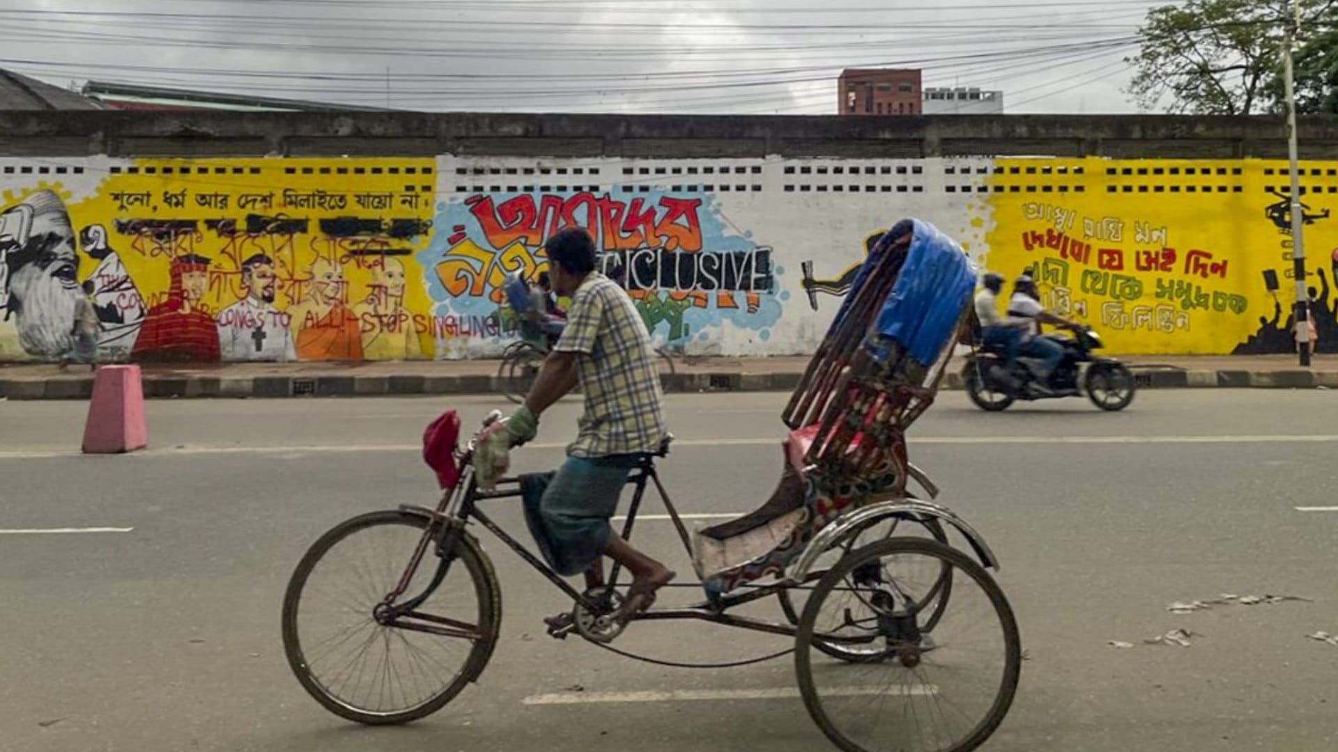 New Bangladesh 36 July Artworks grow on Dhaka walls to memorialise protests