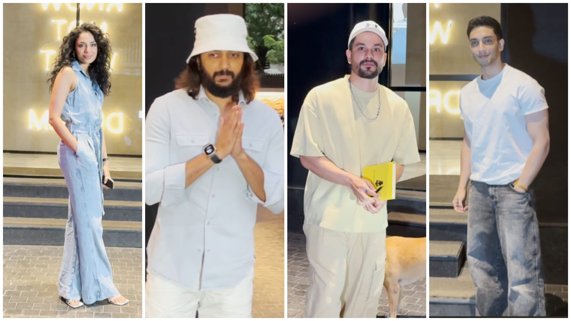 Javed Akhtar Shabana Azmi Ramesh Sippy Riteish Deshmukh and many more attended Angry Young Men Screening
