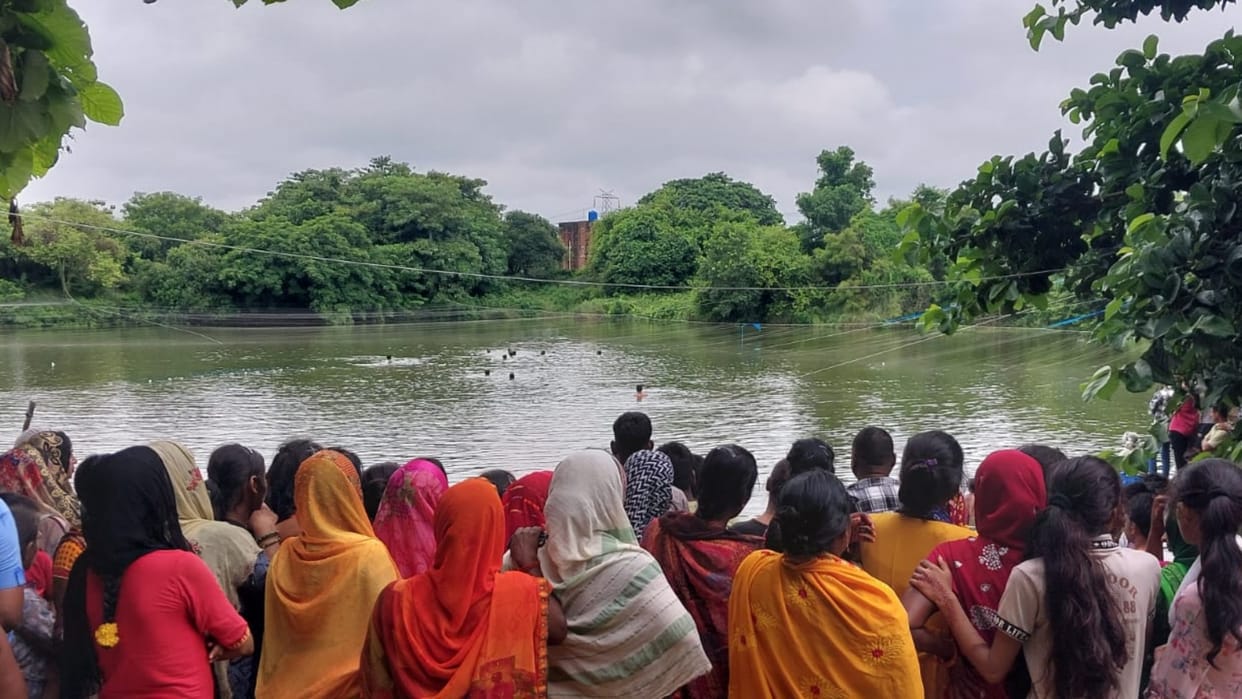 Gopalganj News: a young man fed up with family feud committed suicide by jumping into a pond