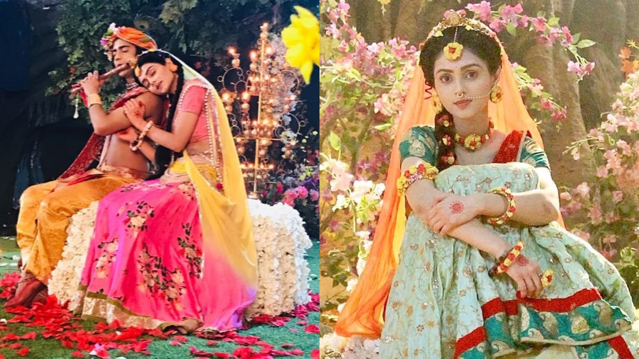 Janmashtami 2024 trendy outfit collection for puja inspired by Mallika Singh