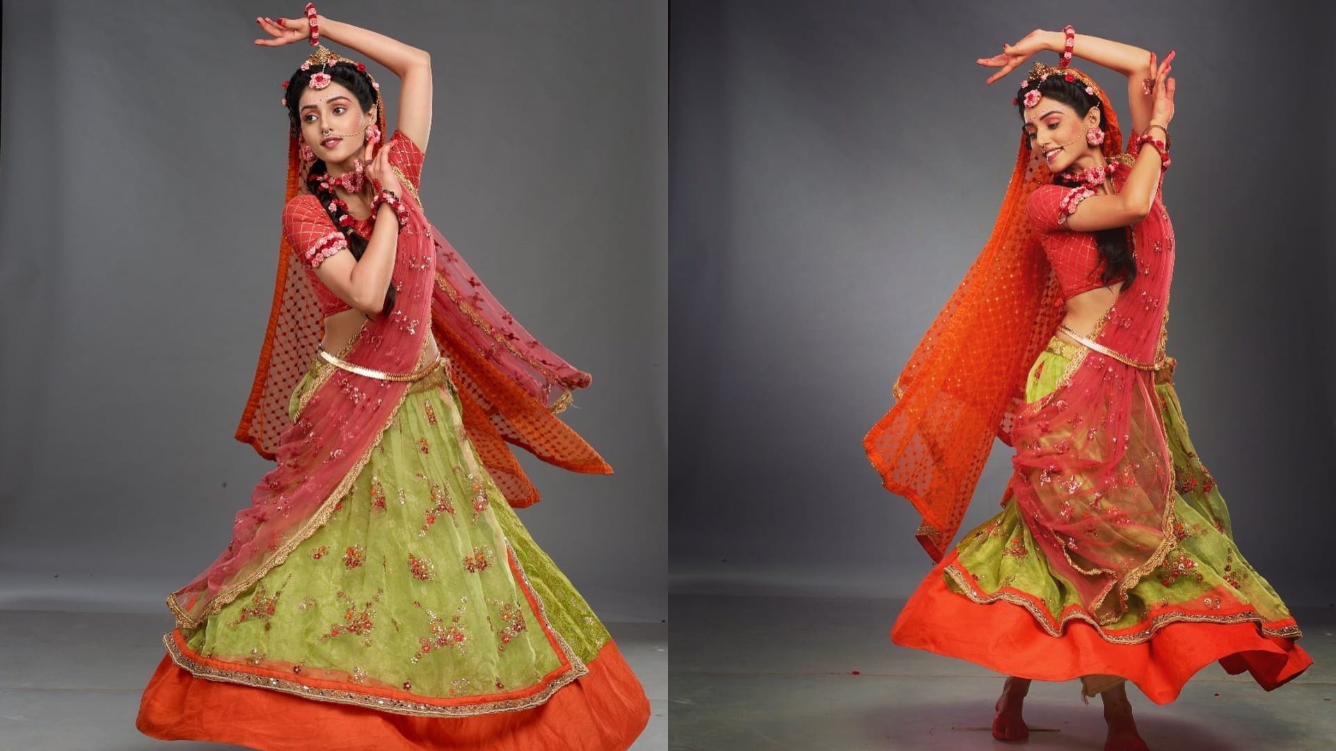 Janmashtami 2024 trendy outfit collection for puja inspired by Mallika Singh