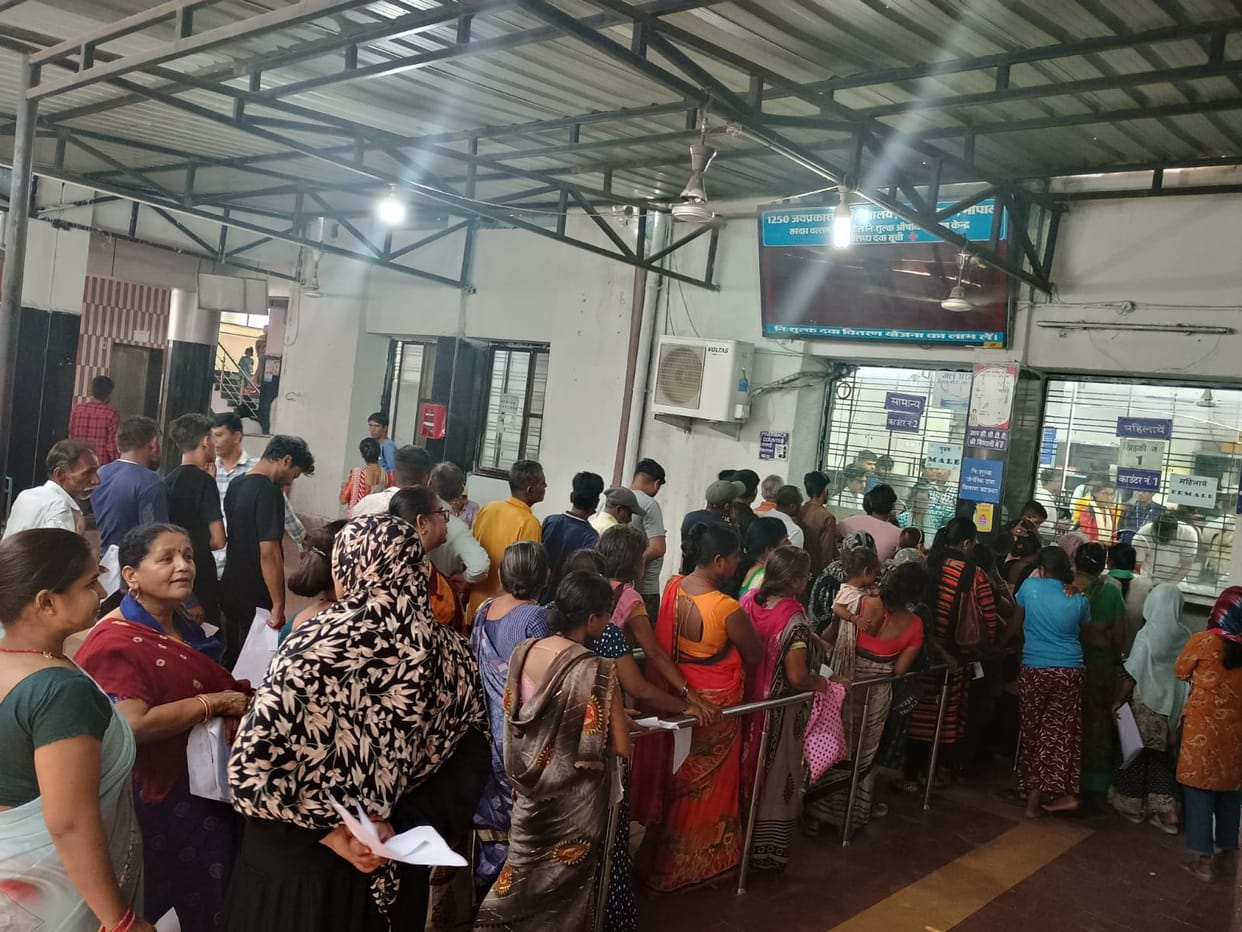 Due to fluctuations in weather in Bhopal, viral patients increased, OPD increased by one and a half times, sym
