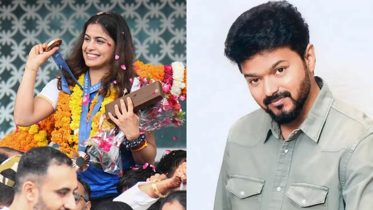 Olympic winner Manu Bhaker is a fan of Thalapathy Vijay called superstar darling
