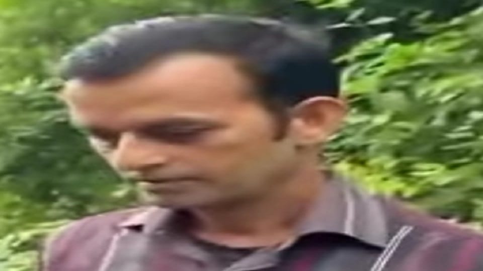 Five youths beat up a forest worker when he was stopped from taking bath in the river in ramnagar