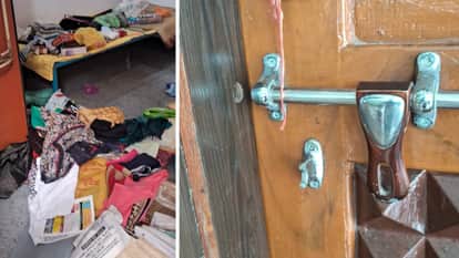 Thieves raided posh colony of Shujalpur, took away cash as well as gold and silver jewelery from five houses.