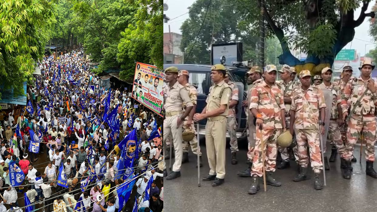 Bharat Bandh 2024 Dalit community raised slogans in Varanasi