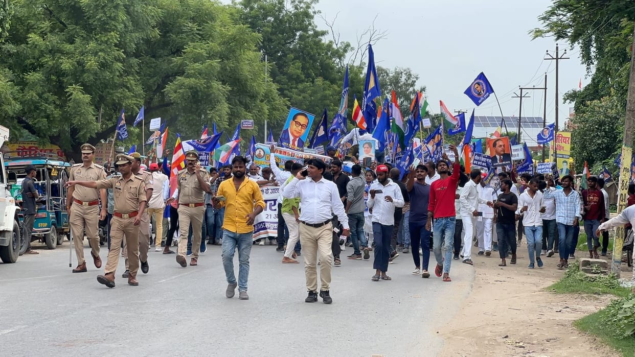 Bharat Bandh effect in Mirzapur and Mau