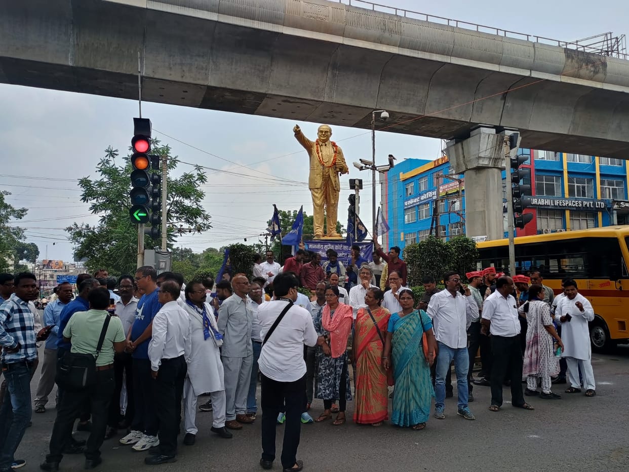 Bharat Bandh did not have any effect in Bhopal, all the institutions remained open, opposition to the decision