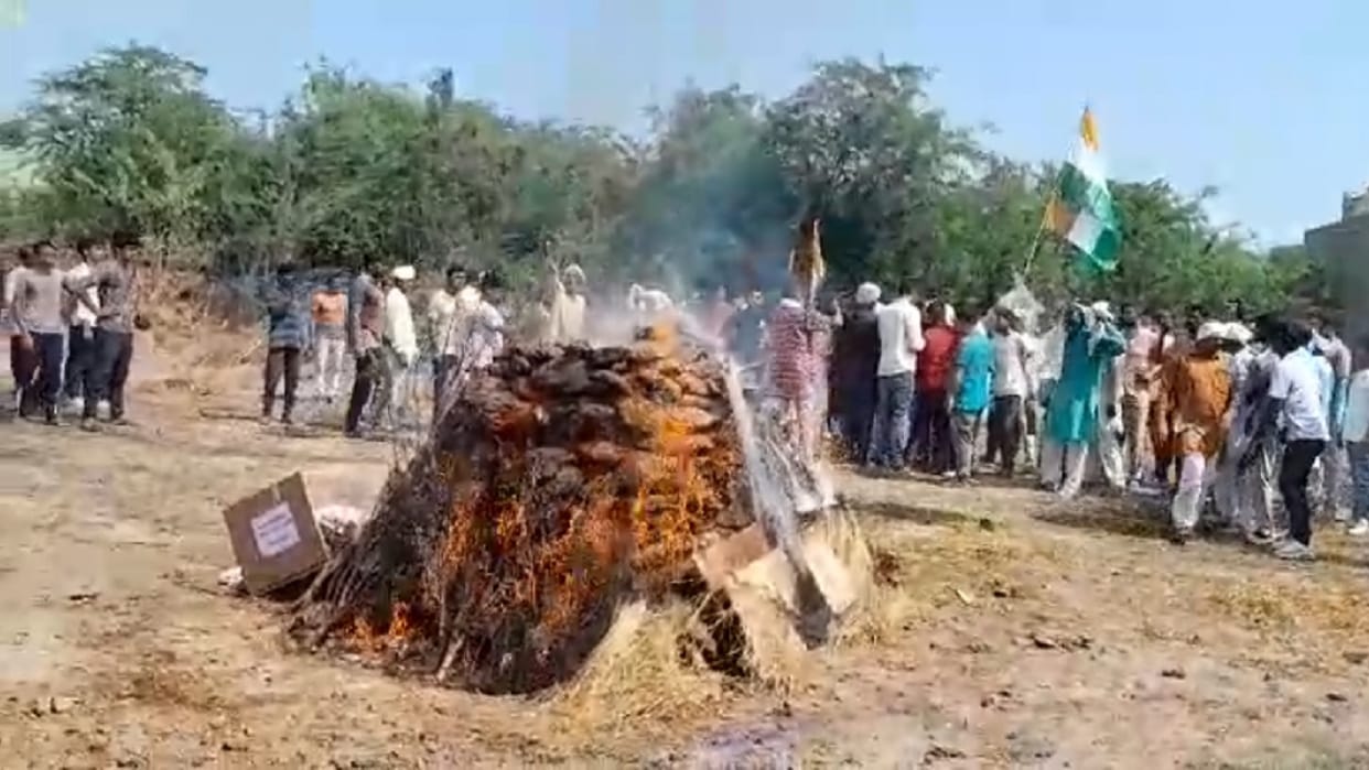 body of Kuldeep Malik reached Jind's village Nidani, he was martyred in the Udhampur terrorist attack