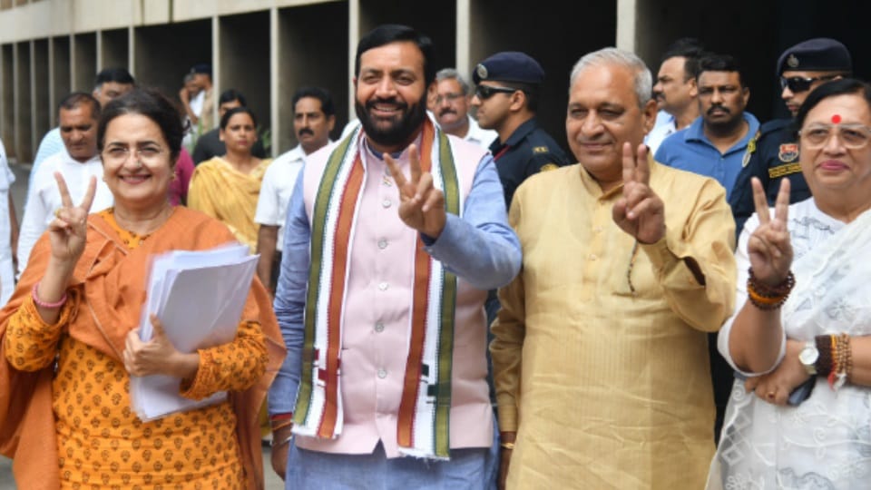 Kiran Chaudhary nomination for Rajyasabha Seat in chandigarh