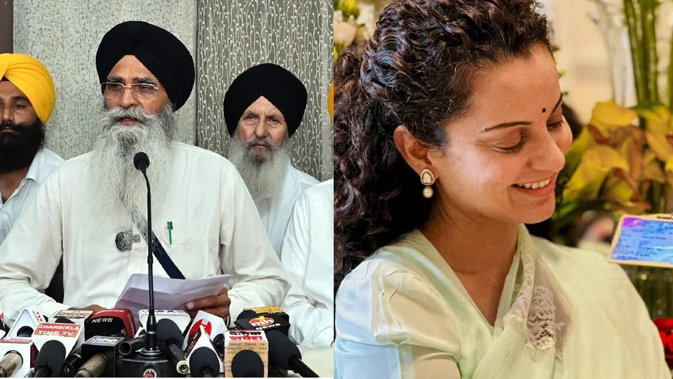 SGPC President Dhami demand to immediately ban Kangna Ranaut film Emergency