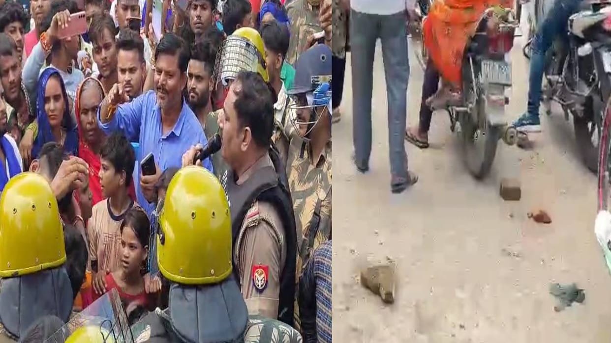 protesters vandalized shops in Etah In support of Bharat Bandh clashed with shopkeepers