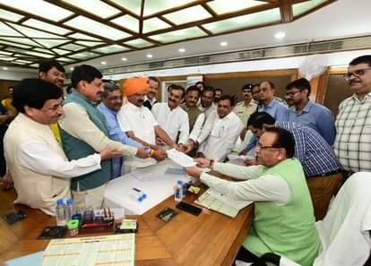 जॉर्ज कुरियन ने राज्यसभा के लिए नामांकन भरा