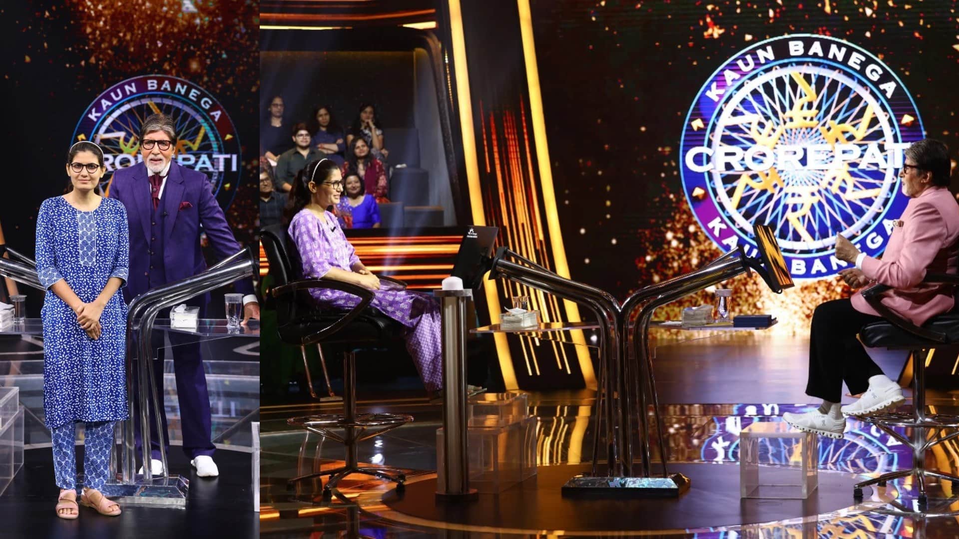 Amitabh Bachchan Kaun Banega Crorepati 16 Nareshi Meena becomes first contestant to attempt 1 Crore question