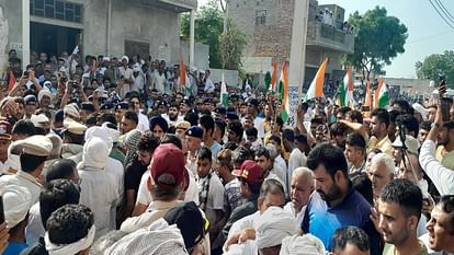 Jind: गांव निडाणी में पहुंचा कुलदीप मलिक का पार्थिव शरीर, जम्मू के उधमपुर आतंकी हमले में हुए थे बलिदान body of Kuldeep Malik reached Jind's village Nidani, he was martyred in the Udhampur terrorist attack