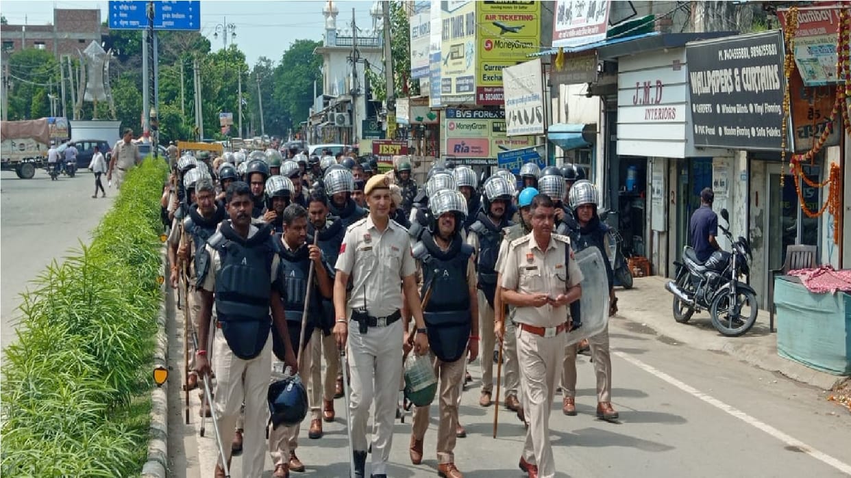 Bharat Bandh, Surveillance at every nook and corner in Kurukshetra, people of Dalit community gathered
