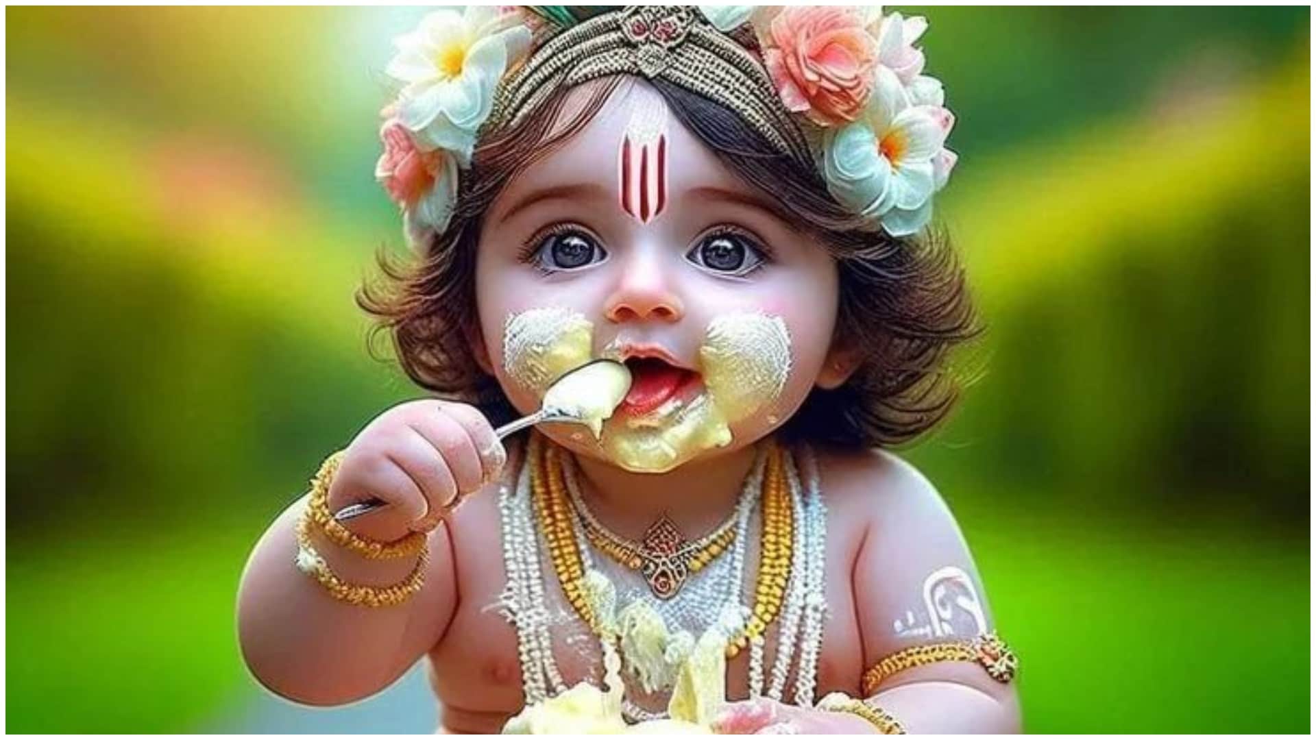 Krishna Janmashtami 2025 Poster Design Quotes Shree Krishna imagesladdu gopal ki photo wallpapers HD