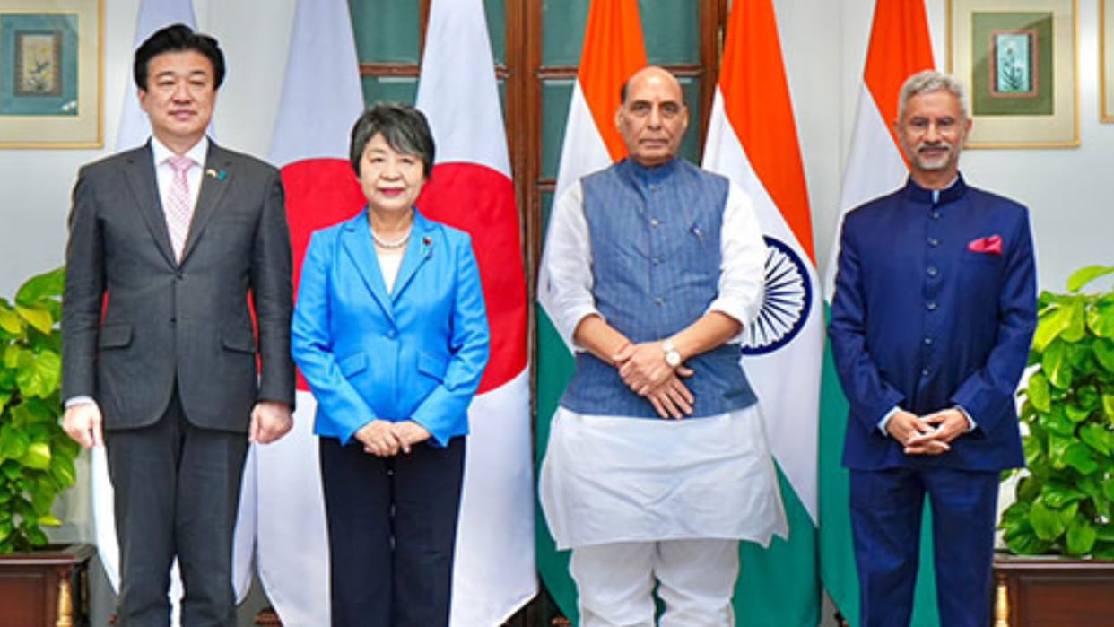 India, Japan ministers praise progress on Unified Complex Radio Antenna and tech transfer at 2+2 meeting