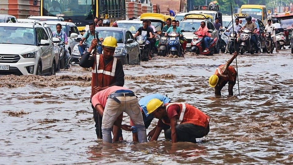 indore news rain nala tapping Kanh River