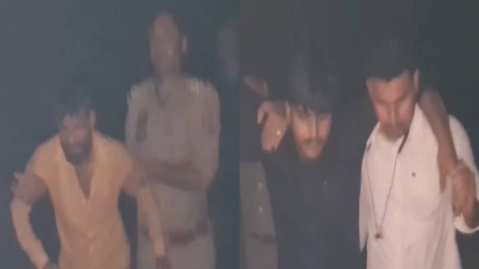 Police arrested three miscreants during encounter in Mathura who looted jeweler in broad daylight